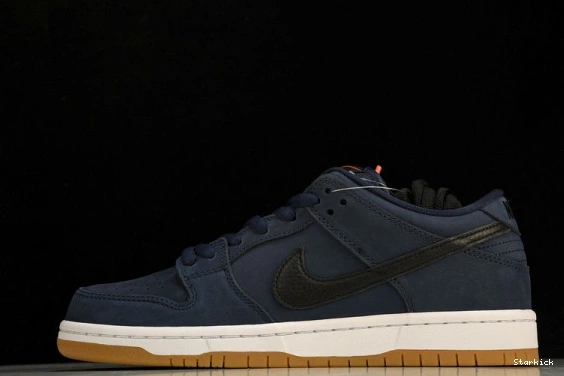 Dunk Black Navy  Gum SB CW7463-401 Nike Low 0226